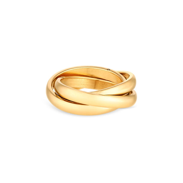 Amori Woven Ring, Gold, Size 7