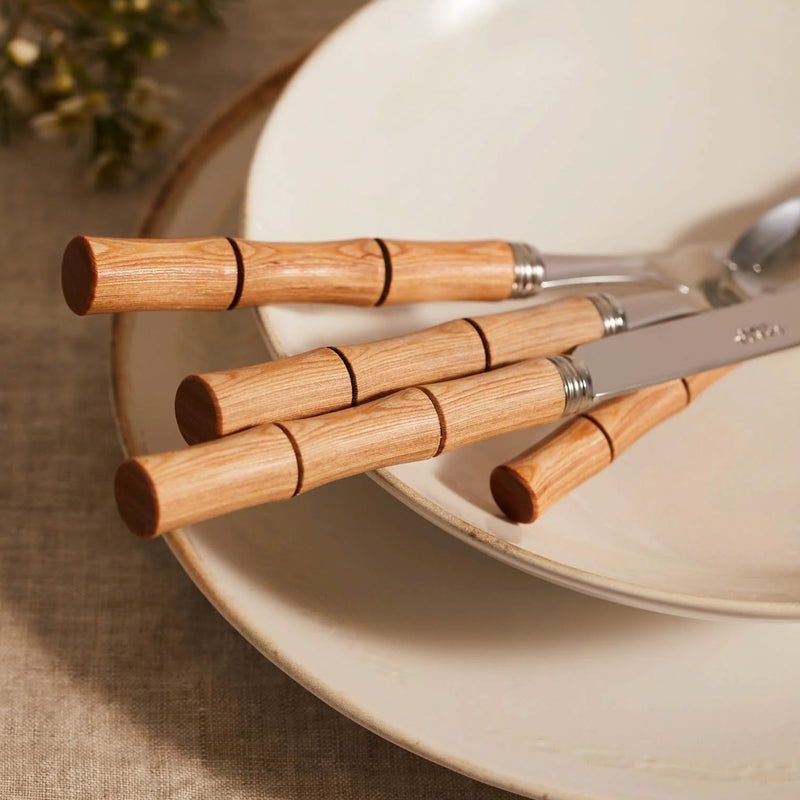 Sabre Bamboo Light Press Wood 22cm Dinner Fork