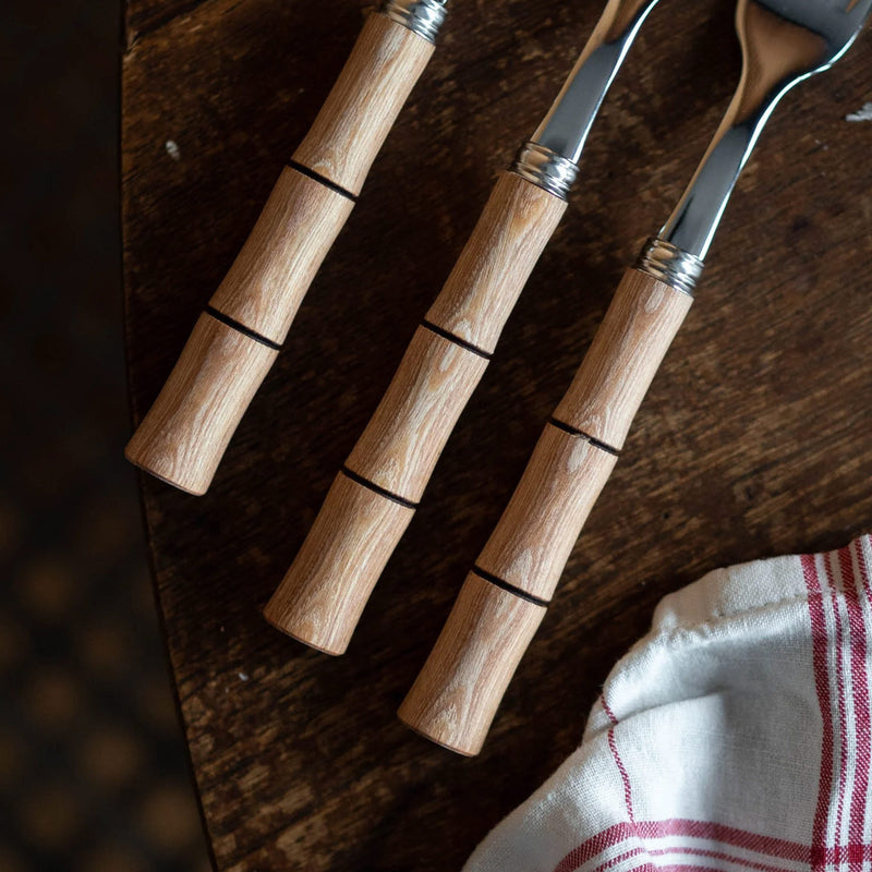 Sabre Bamboo Light Press Wood 22cm Dinner Fork