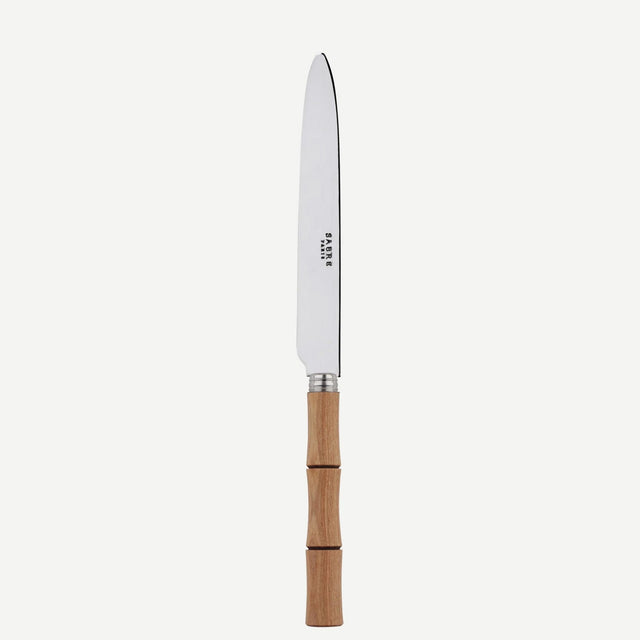 Sabre Bamboo Light Press Wood 24cm Dinner Knife