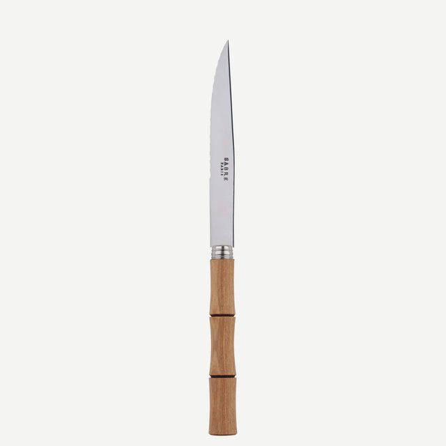 Sabre Bamboo Light Press Wood 23cm Steak Knife