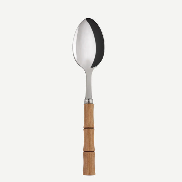 Sabre Bamboo Light Press Wood 19cm Dessert Spoon