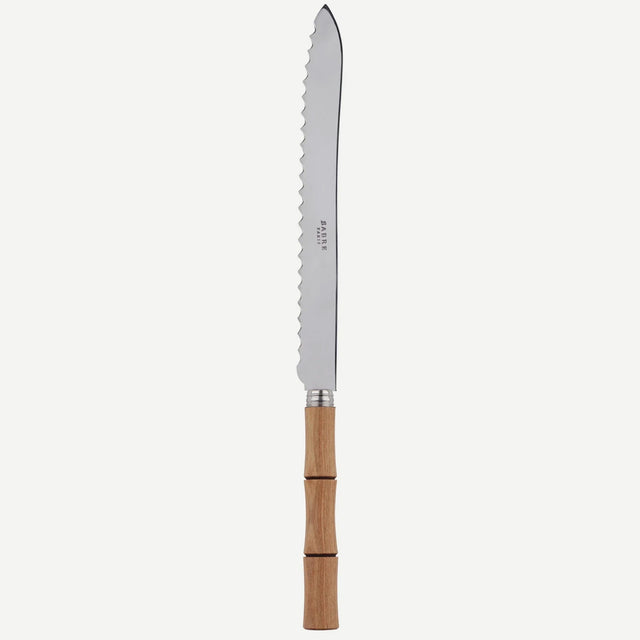 Sabre Bamboo Light Press Wood 28cm Bread Knife