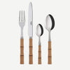 Sabre Bamboo Light Press Wood 4 Pieces Cutlery Set, 033