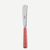 Sabre Gingham Red 19cm Butter Knife