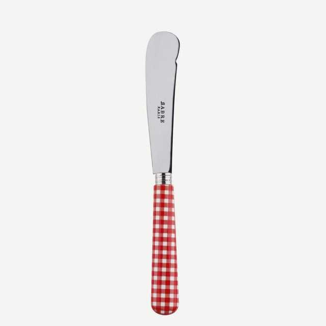 Sabre Gingham Red 19cm Butter Knife