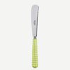 Sabre Gingham Lime 20cm Butter Knife