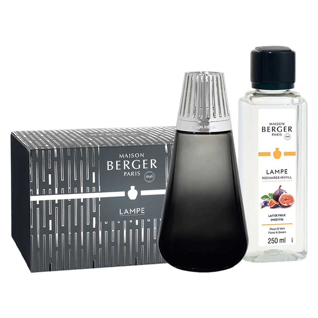 Maison Berger Black Amphora Lamp Set