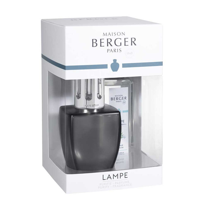 Maison Berger Grey Satin June Lamp Set