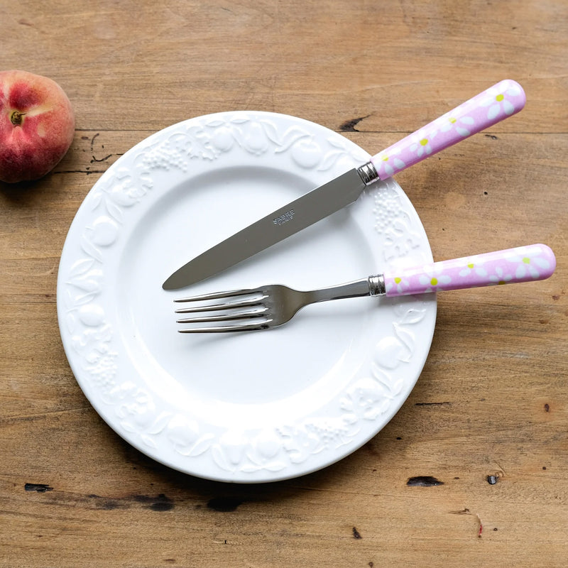 Sabre Daisy Pink 4 Pieces Cutlery Set, 040