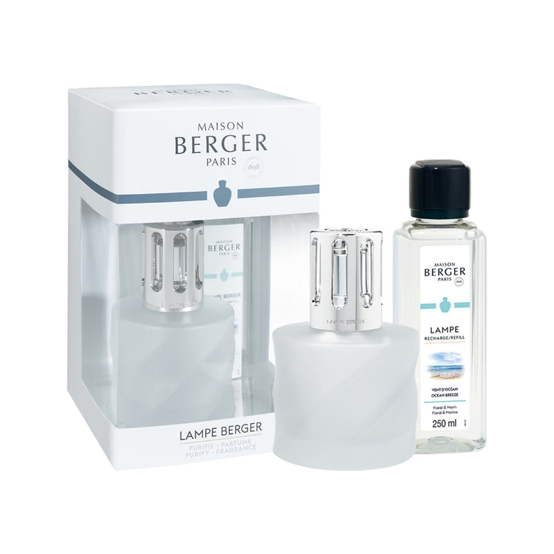 Frosted Spiral Lampe Berger Gift Pack
