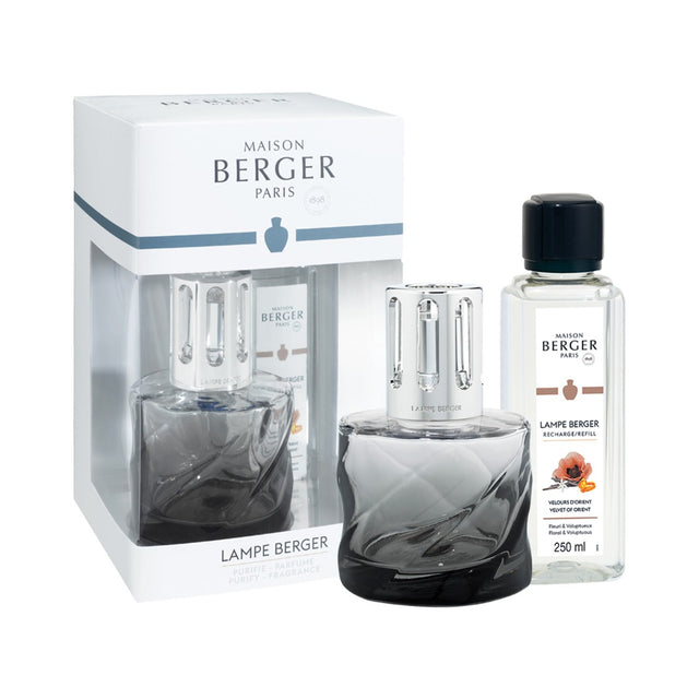 Black Spiral Lampe Berger Gift Pack
