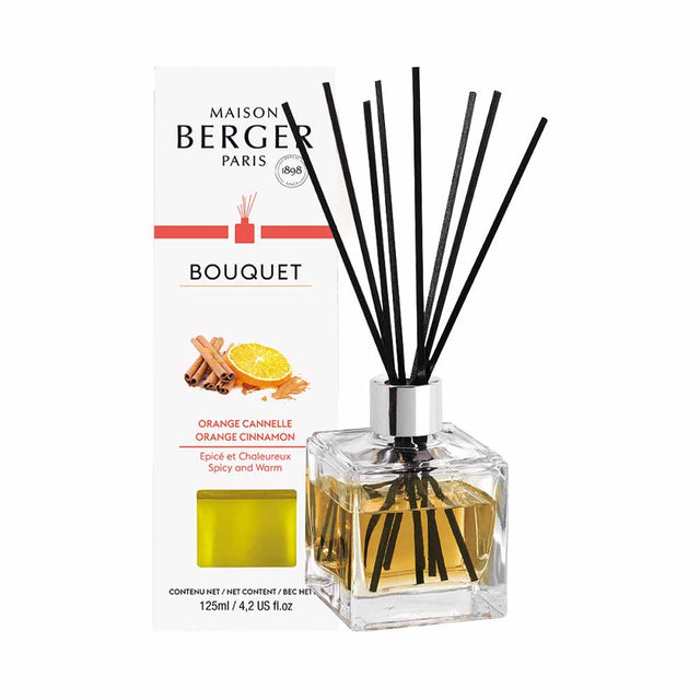Maison Berger Orange Cinnamon Diffuser Cube, Clear