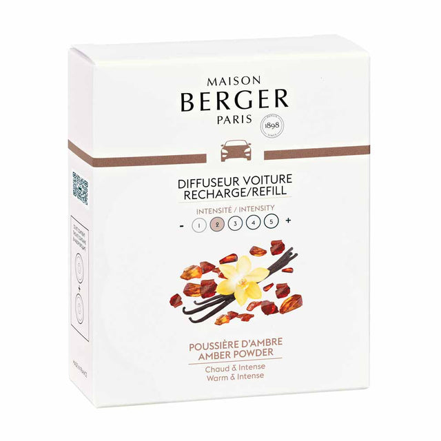 Maison Berger Amber Powder Car Diffuser Refill