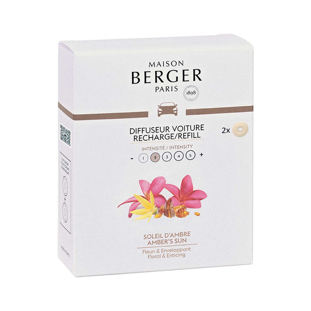 Maison Berger Amber's Sun Car Diffuser Refills
