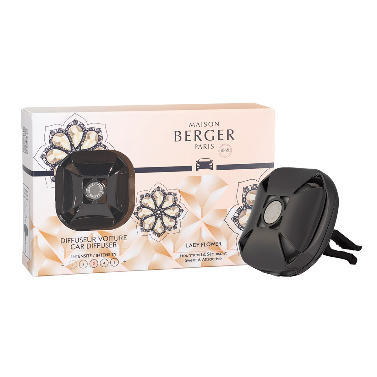 Lady Diffuser Lady Flower Car Diffuser, Black – David Shuttle Ltd