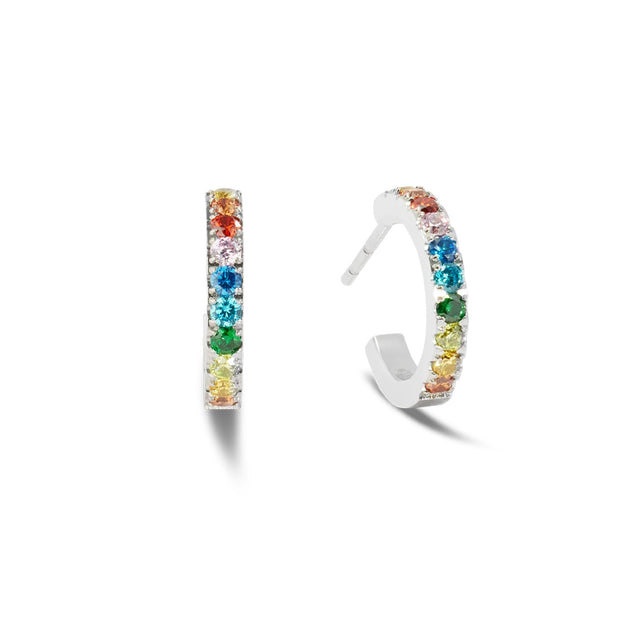 Coeur De Lion Eternal Love Multicolour Hoop Earrings