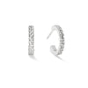 Coeur De Lion Eternal Love Silver Hoop Earrings