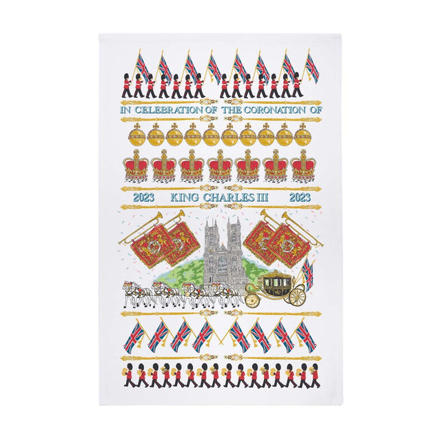 Ulster Weavers King Charles Coronation Celebration Tea Towel