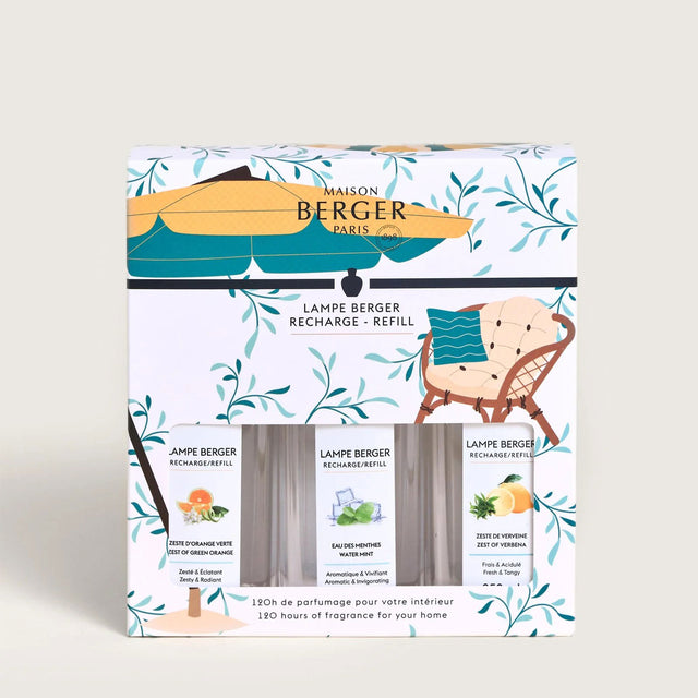 Triopack Summer Lamp Berger Refills 250ml