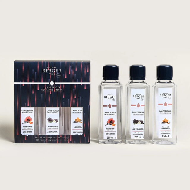 Triopack Variation Lamp Berger Refills 250ml