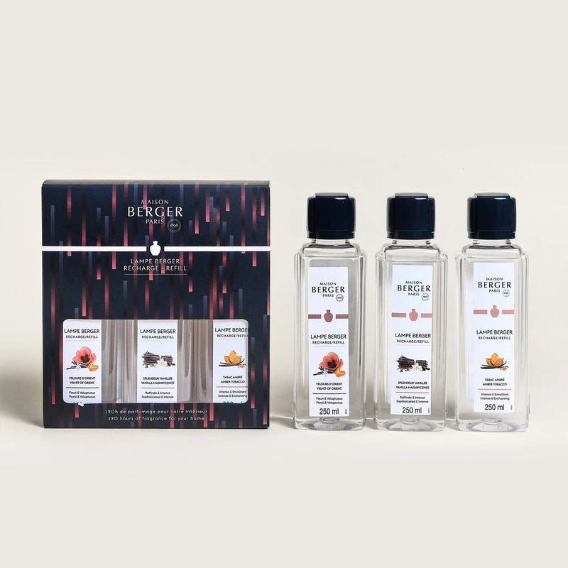 Triopack Variation Lamp Berger Refills 250ml