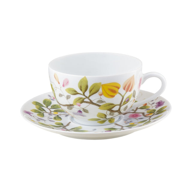 Raynaud Paradis White Tea Cup and Saucer,  5.7cm