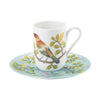 Raynaud Paradis Turquoise Expresso Cup and Saucer,  11 cm
in a round gift box