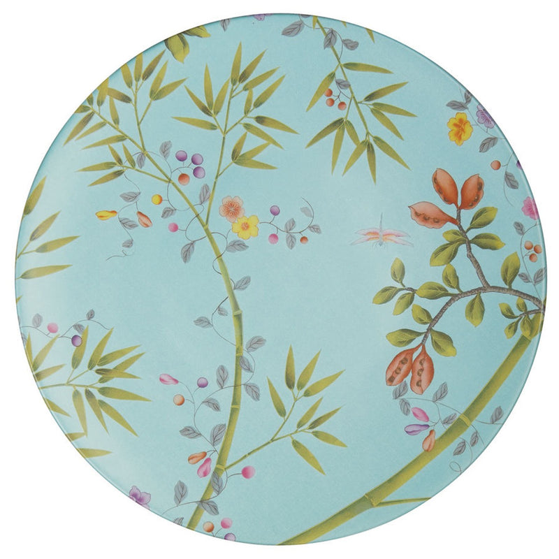Raynaud Paradis Turquoise Flat Plate,  27 cm