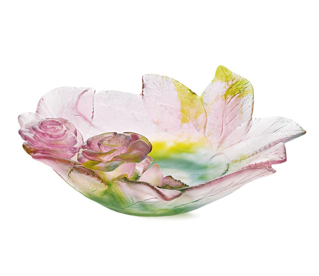 Daum Roses Ornamental Dish
