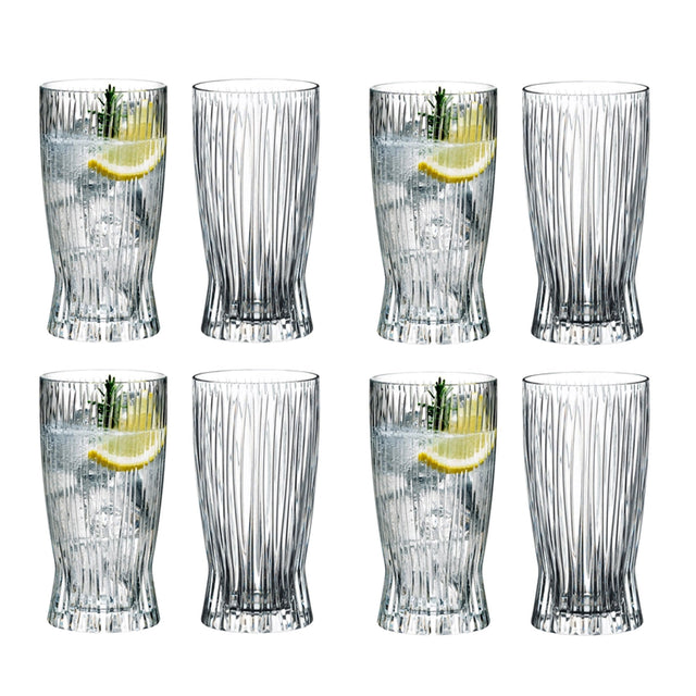 Riedel Tumbler Collection Fire Long Drink Highballs, Set of 8