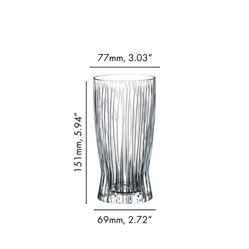 Riedel Tumbler Collection Fire Long Drink Highballs, Set of 8
