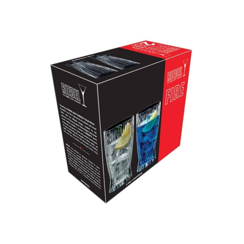 Riedel Tumbler Collection Fire Long Drink Highballs, Set of 8