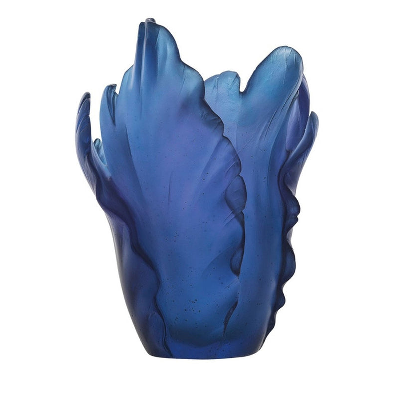 Daum Tulip Blue Vase