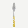 Sabre White Dots Yellow 19cm Salad Fork