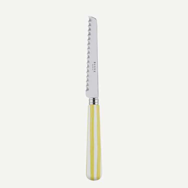 Sabre White Stripe Yellow 22cm Tomato Knife
