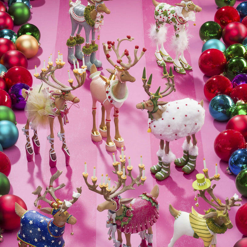 Mackenzie-Childs Patience Brewster Dash Away Prancer Reindeer Figure