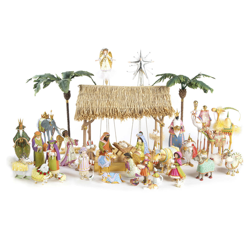 Mackenzie-Childs Patience Brewster Nativity World Holy Family Figures