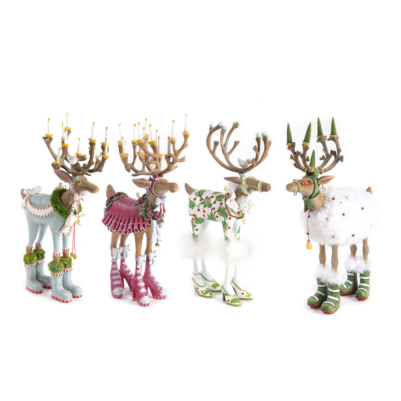 Mackenzie-Childs Patience Brewster Dash Away Reindeer Figure Set