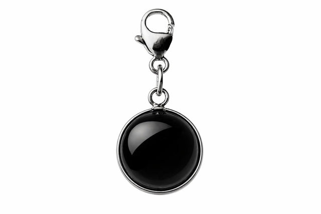 Lalique Cabochon Black Mini Charm