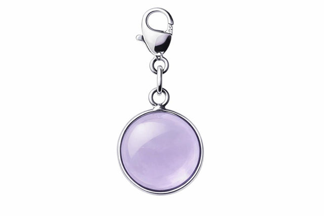 Lalique Cabochon Purple Mini Charm