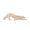 Lalique Zeila Panther Large Sculpture, Gold Lustre