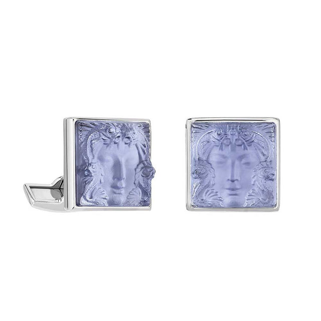 Lalique Arethuse Sapphire Cufflinks