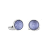 Lalique Toupie Sapphire Blue Cufflinks