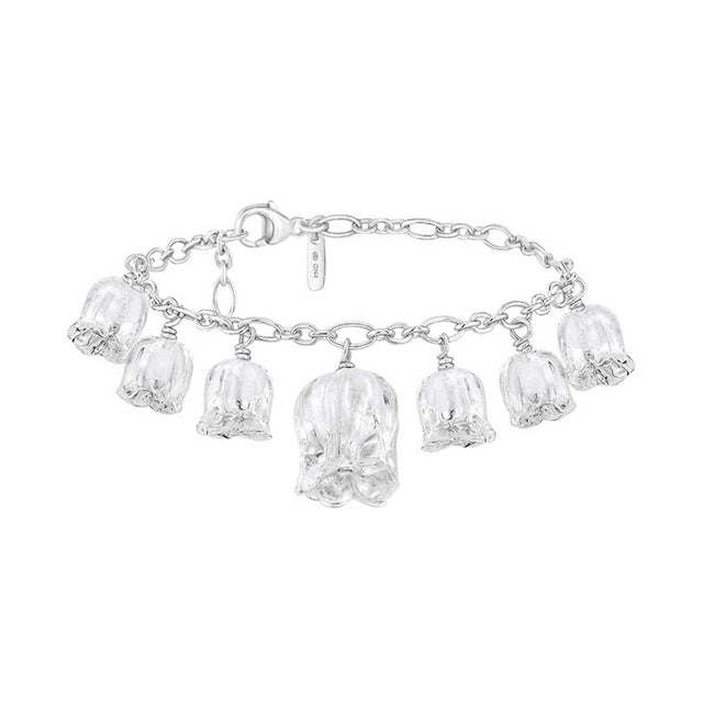 Lalique Muguet Silver Bracelet
