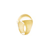 Lalique Cabochon Yellow Ring, Size 57