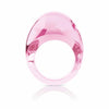 Lalique Cabochon Pink Ring, Size 59