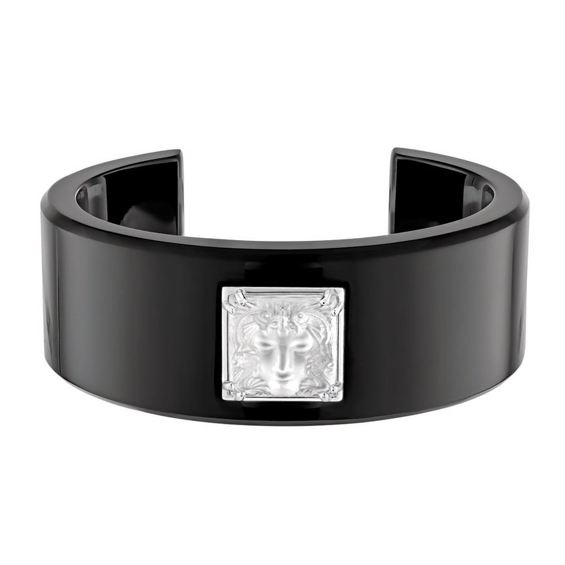 Lalique Arethuse Cuff Bracelet, Black