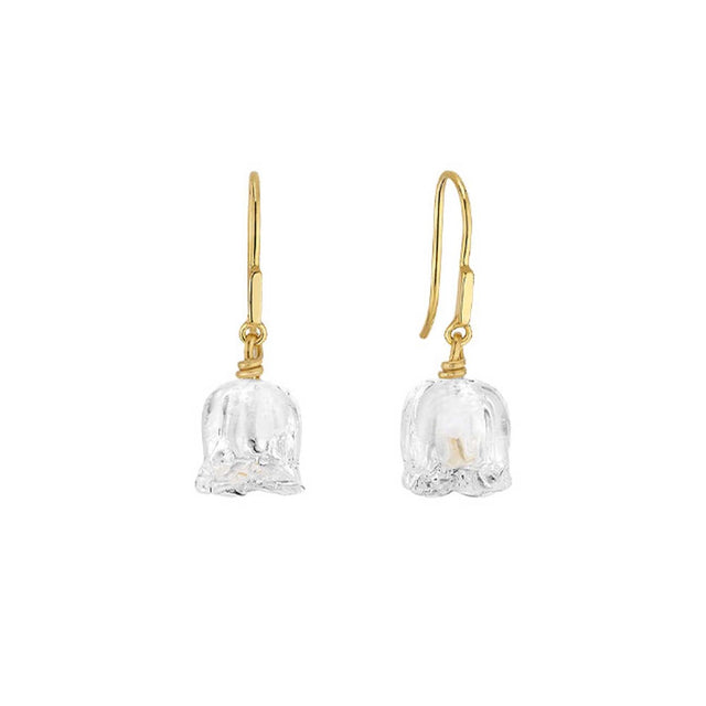 Lalique Muguet Vermeil Earrings
