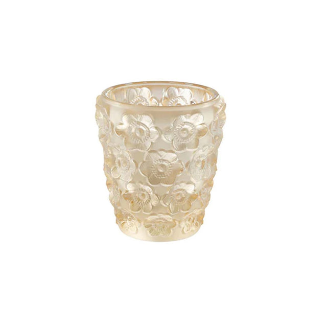 Lalique Anemones Gold Lustre Votive
